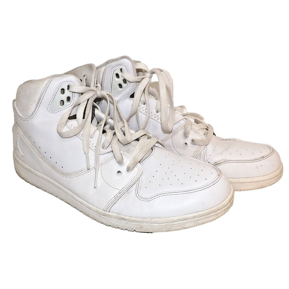 Nike Air Jordan 1 Flight 2 555798-120 White Basketball Shoes - Men's Size 13